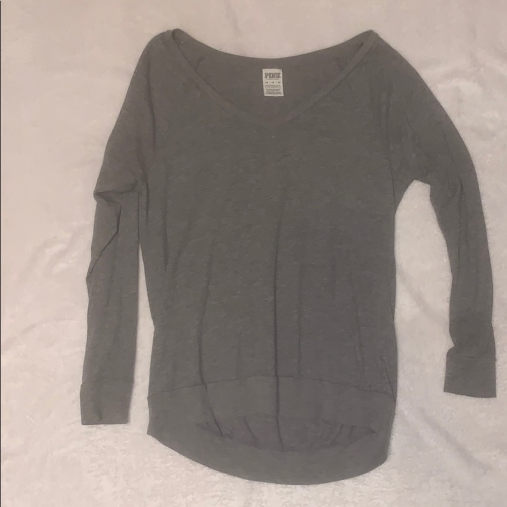 Grey PINK long sleeve